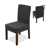 Lightning Deal-LiveGo Stretch Dining Chair Slipcover Set with Storage Bag