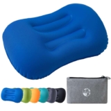 Lightweight Compact Inflatable Air Travel Pillow with Ergonomic Support – Sold by Jetscush / FBA