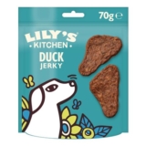 Lilys Kitchen Mighty Duck Mini Jerky Dog Treats 8x70g