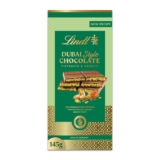 Lindt Dubai Style Chocolate Bar, Milk Chocolate with Pistachio and Crunchy Pastry, Made in Germany, 145g