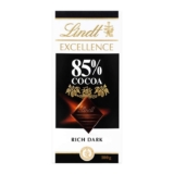 Lindt Excellence Dark 85% Cocoa Chocolate Bar, 100g (£2.47 S&S)