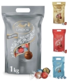 Lindt Lindor Silver Assorted Chocolate Truffles 1kg Bag (Approx 80 Balls) / Gold Assorted / Milk Choc / Caramel (£19.55 – £21.85 W/S&S)