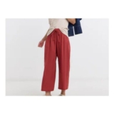 Linen Mix Wide Leg Culotte