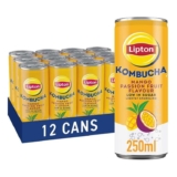Lipton Kombucha Mango & Passion Fruit, 250ml Bottle x 12 (£8.48 S&S) – Prime Deal