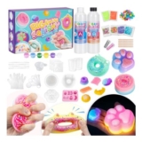Liquid Silicone Squishy Making Kit with 9 Molds (480ml)
