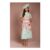 Lisa Tan Lace Pleated Printed Midi Dress