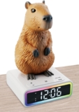Lisciani – RAINY DAYS Capybara – RGB LED Digital Alarm Clock – Multicoloured Mood Light – Fun Ringtones – Screen-Free Activity for Teens from 12 Years – Promotes Autonomy and Rhythm