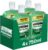 Listerine Fresh Burst Fluoride Antibacterial Mouthwash Pack of 4 (4 x 750ml), Helps Kill Up to 99% of Germs Left after Brushing and Reduce Plaque, Mouthwash to Freshen Breath and Maintain Healthy Gums