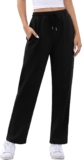Litherday Womens Joggers Sweatpants Tracksuit Bottoms Gym Pants S-XXL Womens Wide Leg Jogging Sweatpants, Pleated Front, Elastic Waist with Deep Pockets For Gym Yoga Running Daily Wear