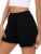 Litherday Womens Running Shorts Gym Cotton Sweat Jogging Sports Workout thletic Lounge Hiking High Waist with Pockets