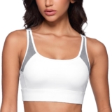 Litherday Womens Sports Bra High Impact Wirefree with Removable Pads