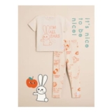 Little Angels Bunny T-Shirt and Leggings Outfit 0 to 3mth Only