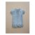 Little Edit Broderie Bow Denim Playsuit