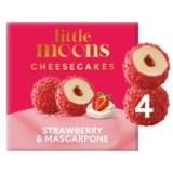 Little Moons Strawberry & Mascarpone Cheesecakes 4x30g (Nectar Price)
