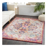Livabliss Lou Asmara Vintage Rug 200×275 Cm Orange & Burgundy