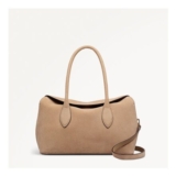 Liverpool Gardens – Suede Medium Ziptop Grab
