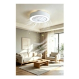 Living and Home round Acrylic LED Fan Ceiling Light
