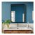 Livingandhome Rectangular Aluminum Alloy Frame Wall Mirror