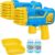 Lizzy Bubble Gun with Solution Battery Operated Bubble Blaster Toy 36 Hole Bubble Machine Kids Outdoor Summer Toy Bubble Shooter with Tray and 50ml Liquid Party Garden Fun Toy – Set of 2