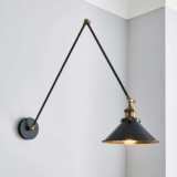 Logan Grey Arm Ceiling and Wall Light (Free C&C)