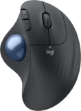 Logitech Ergo M575S Wireless Trackball Mouse, Ergonomic