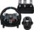 Logitech G G29 SE Driving Force Racing Wheel and Pedals, Force Feedback, Real Leather Driving Force Shifter – Sim Steering Wheel, Pedals, Gear stick for PS5, PS4 and PC, Mac – Black