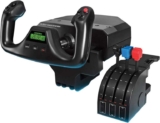 Logitech G Saitek PRO Flight Yoke System, Professional Simulation Yoke And Throttle Quadrant, 3 Modes, 75 Programmable Controls Prime Only