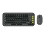 Logitech POP Icon Combo (Wireless Keyboard and Mouse) Graphite / Lilac with code