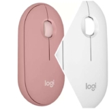 Logitech Pebble 2 M350S Wireless Mouse White/Pink with code