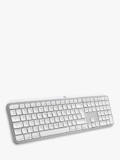 LogitechMaster Series MX Keys S Wireless Keyboard for Mac, Pale Grey