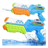 Long-Range Water Guns 2-Pack 600ml for Kids & Adults Blue