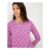 Long Sleeve Stripe Top in Pink