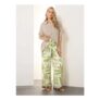 Long Tall Sally Green Printed Wide Leg Trousers
