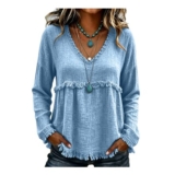 Long Womens Tops Flattering Tunic Length Cheesecloth