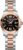 Longines L3.276.5.56.7 Sport Collection Conquest Ladies Black Dial Rose Gold Steel Watch