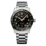 Longines Spirit Mens Green/Gold Bracelet Watch 42 mm