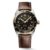 Longines Spirit Zulu Time 39mm Steel & 18k Gold Automatic Watch with Brown Leather Strap, Model: L3.802.5.53.2