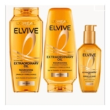 Loral Paris Elvive Extraordinary Oil Full Routine for Dry Hair