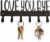 Love You Bye Sign Key Holder Hook 25.3×10.5cm Key Holder Wall Mount with 6 Hooks Cute Home Decor Metal Hanging Hook for Entryway Rustic Welcome Sign for Wall, Perfect Housewarming Gift