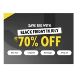 Lovehoney Up To 70% Off Black Friday in July