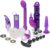 Lovehoney Wild Weekend Adult Sex Toy Kit – Vibrators, Anal Toys, Cock Rings & Kegal Balls – Beginner Friendly Sex Accessories for Couples – 11 Piece Set – Gifts for Couples