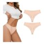 Low Rise Seamless Knickers for Women Pack of 2