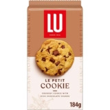 Lu Le Petit Cookie, Crunchy Chocolate Chunk Biscuits, 184 g (Pack of 1) Rich Chocolate Chunks