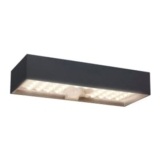 Luceco IP65 Solar Brick PIR Wall Light – Grey
