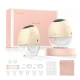 Lulia Wearable Breast Pump, 4 Modes, 9 Levels, Apricot