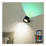 LuminexDesigns Rechargeable LED Wall Light RGB Stick-on Sconce AURI WL01
