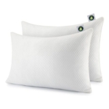 LunaCore Hybrid Shredded Memory Foam Pillow 2 Pack, Medium Firm