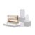 Lunar Bedside Crib Oatmeal New Arrival Bundle – Duckling Print