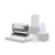 Lunar Bedside Crib Whisper Grey New Arrival Bundle – Duckling Print