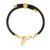 Lunvky Initial Heart Bracelets, 14K Gold Plated, Adjustable